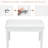 Leather-Top Piano Bench With Storage, 29.5"X13.8"X19"-1721098100