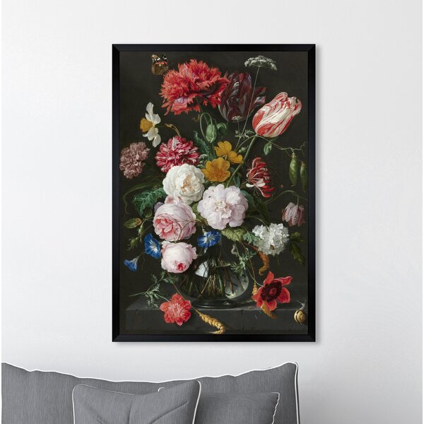 Astoria Grand Flower Arrangement XIV Framed On Paper Print | Wayfair