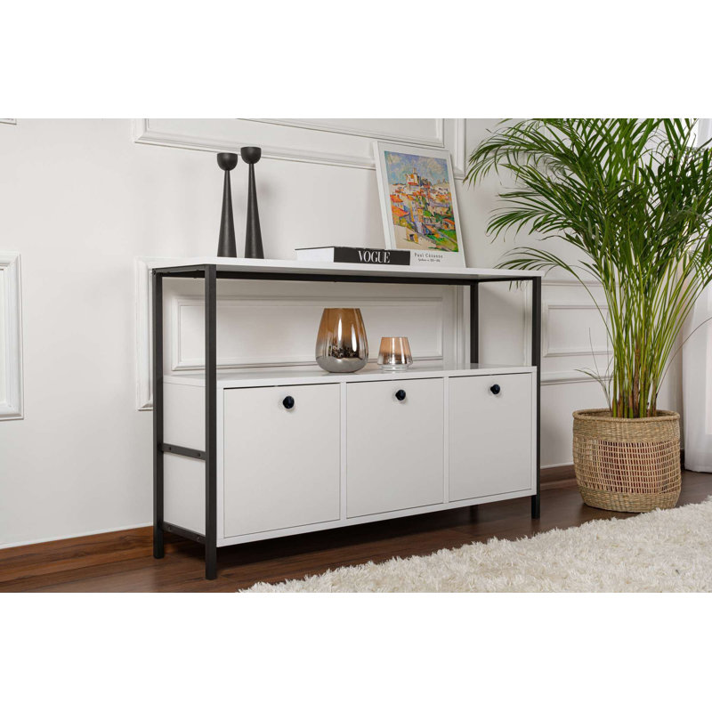 120 cm W Console Table, White
Black, White
Black, White
Black
