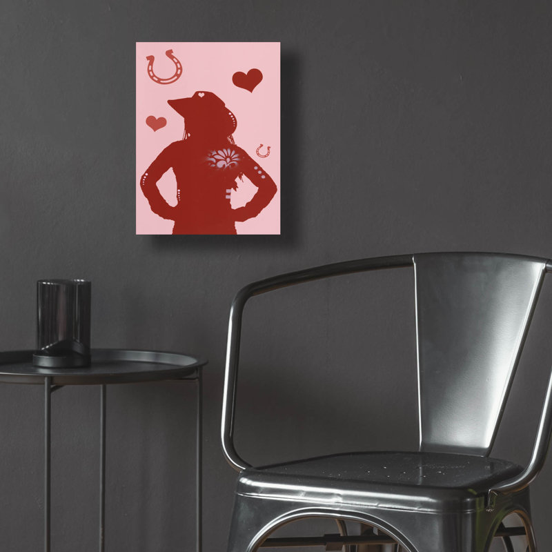 «Cowgirl debout» par Dean Russo, H 16 po x l 12 po x P 0,13 po