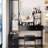 Full Body Mirror Cabinet, 17" Led Vanity Table, Cushioned Stool, 2 Ac + Ports, 3 - Color Brightness Adjustable Touch Controlled Lighting, American Style Dressing Unit Operated Mirror, Stool ,