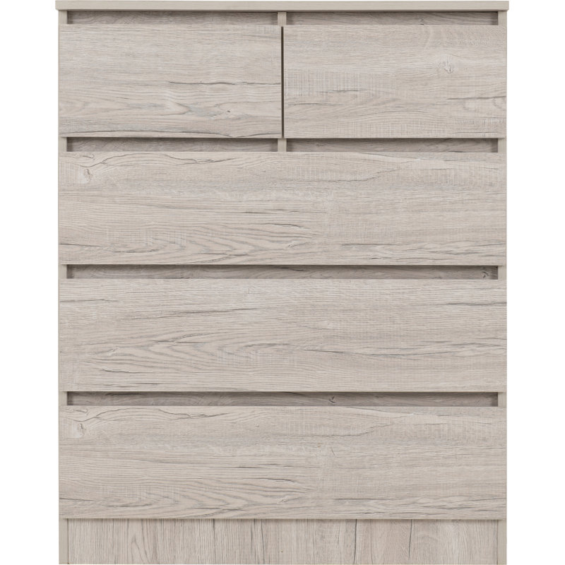 Annanya 80cm W 5 - Drawer Chest of Drawers
