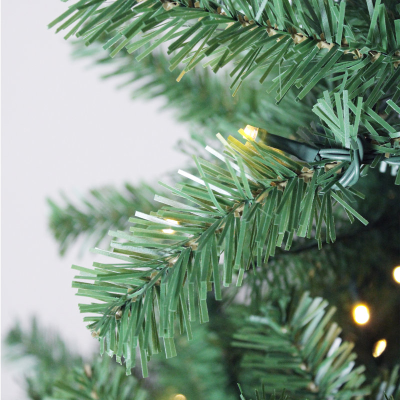 Arbre de Noël à DEL 9 pi Chartreuse