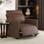 Fauteuil inclinable électrique Jaxon, similicuir cacao-221856283