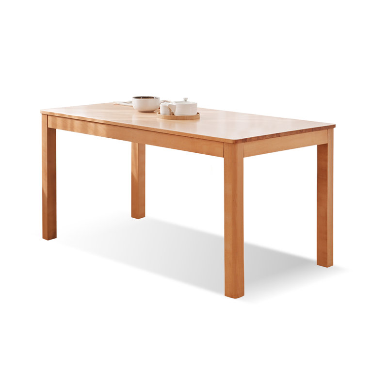Table de salle à manger Burlywood, H 29,92 po x L 62,99 po x l 31,5 po