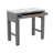 1-Drawer Wood Light Gray Nested Counter Height Dining Table with Wheels-1087006998