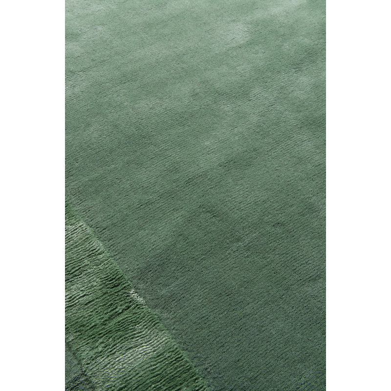 Farrow & Ball Silk Border Kent Green Area Rug, Rectangle 12' x 16'