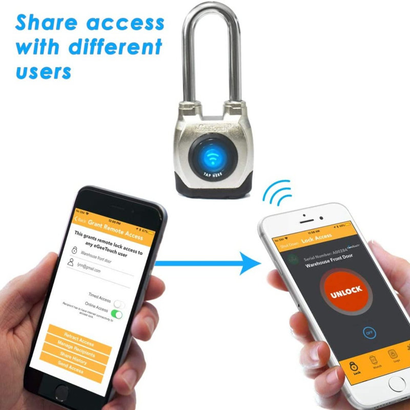 Cadenas intelligent 4ème génération résistant aux intempéries