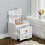 Nehemyah 36.5cm W Manufactured Wood Bedside Table