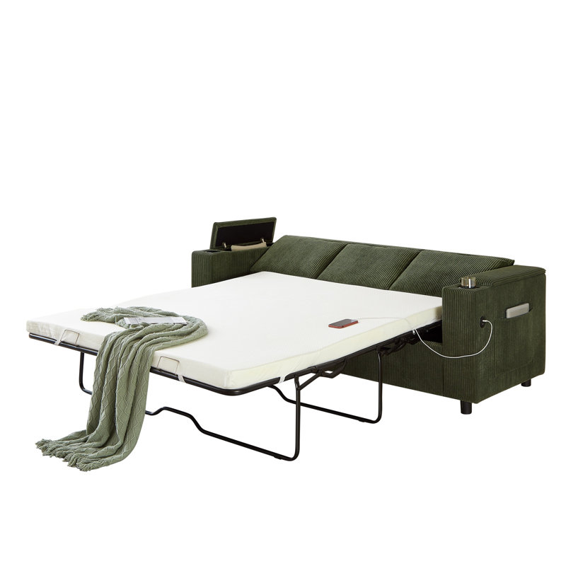 Grand canapé-lit gigogne, Green