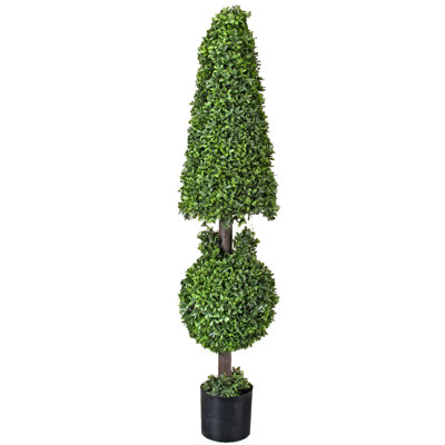 Topiaire de buis artificiel 46 po en pot