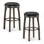 Coomes Swivel Upholstered Counter Stool with Solid Wood Frame-1110544229-1103767530
