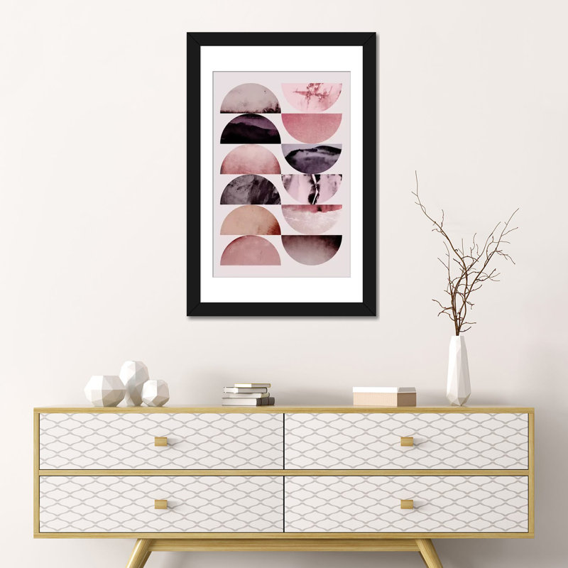 « graphic xl », reproduction d’impression sur toile tendue, H 24 po x l 16 po x P 1 po, Papier d'art encadré noir, Blanc