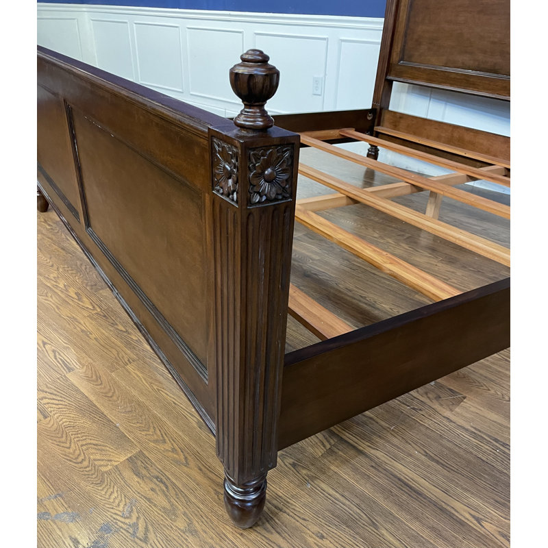 Louis XVI Solid Wood Bed, King