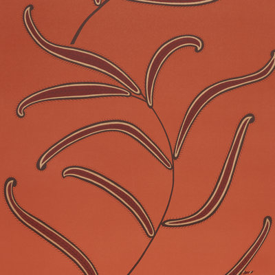 Schumacher x Neisha Crosland Caterpillar Leaf Wallpaper