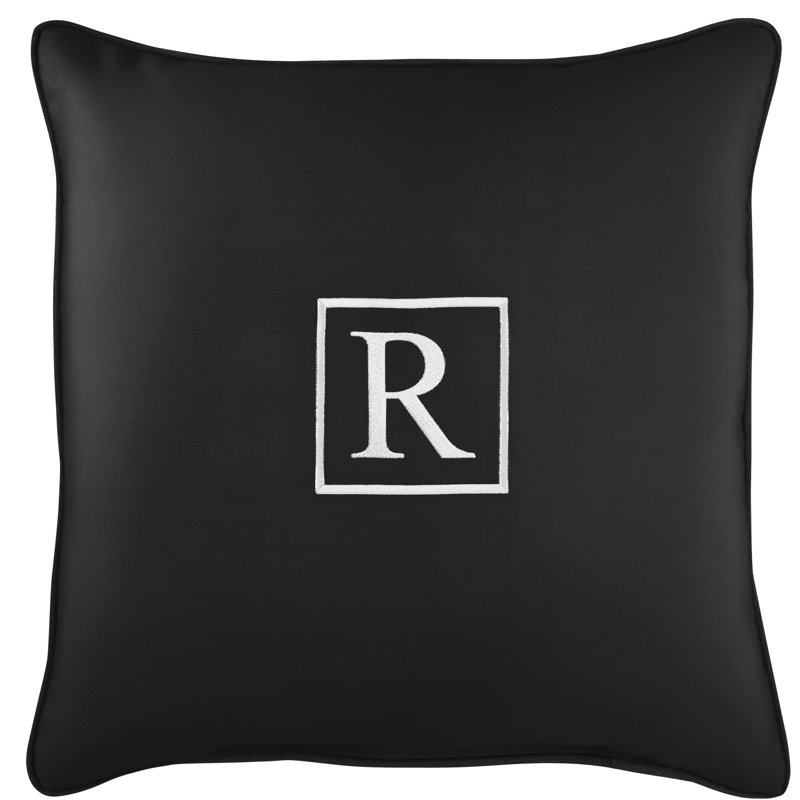 Housse et insert de coussin d'extérieur carré Kettil, Gris granite, R
