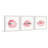 " Flawless " 3 Piece Art Watercolor Painting-1674991848