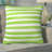 Social Proper Spruce Stripes Throw Pillow-22500317