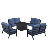 Ferriman Outdoor 6 - Piece Conversation Set