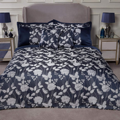 Brambly Cottage Oxbrooke Cotton Floral Duvet Cover Set with Pillowcases