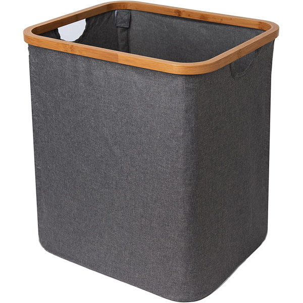 Latitude Run® Fabric Laundry Hamper with Handles | Wayfair