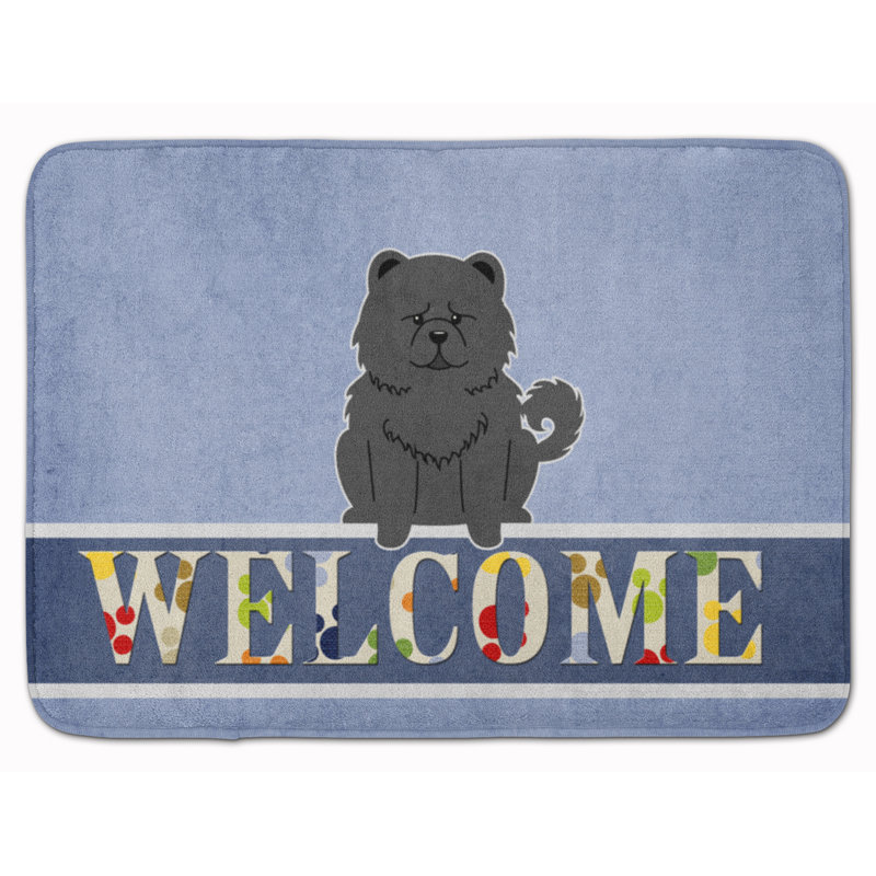 Tapis de bain Chow, Noir