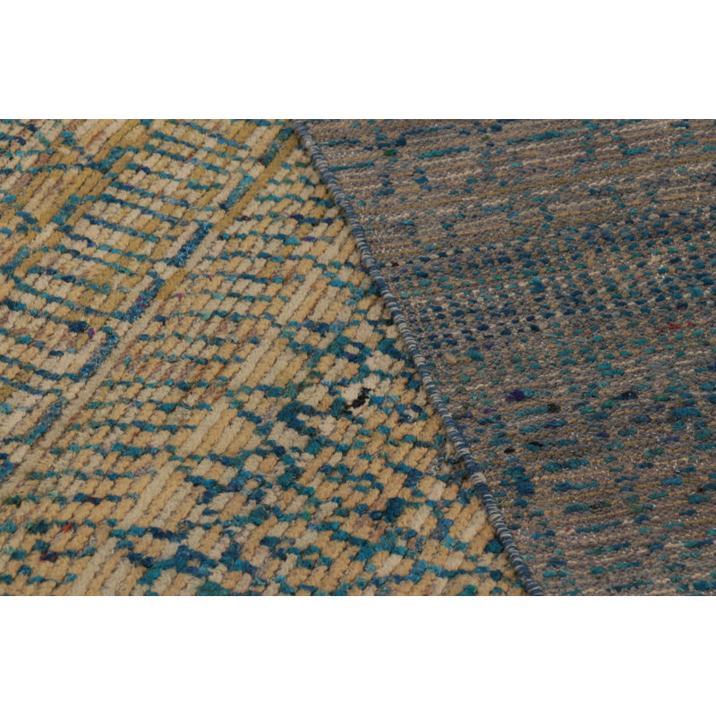 Modern One-of-a-Kind 8'0X10'2 Hand Knotted Area Rug
