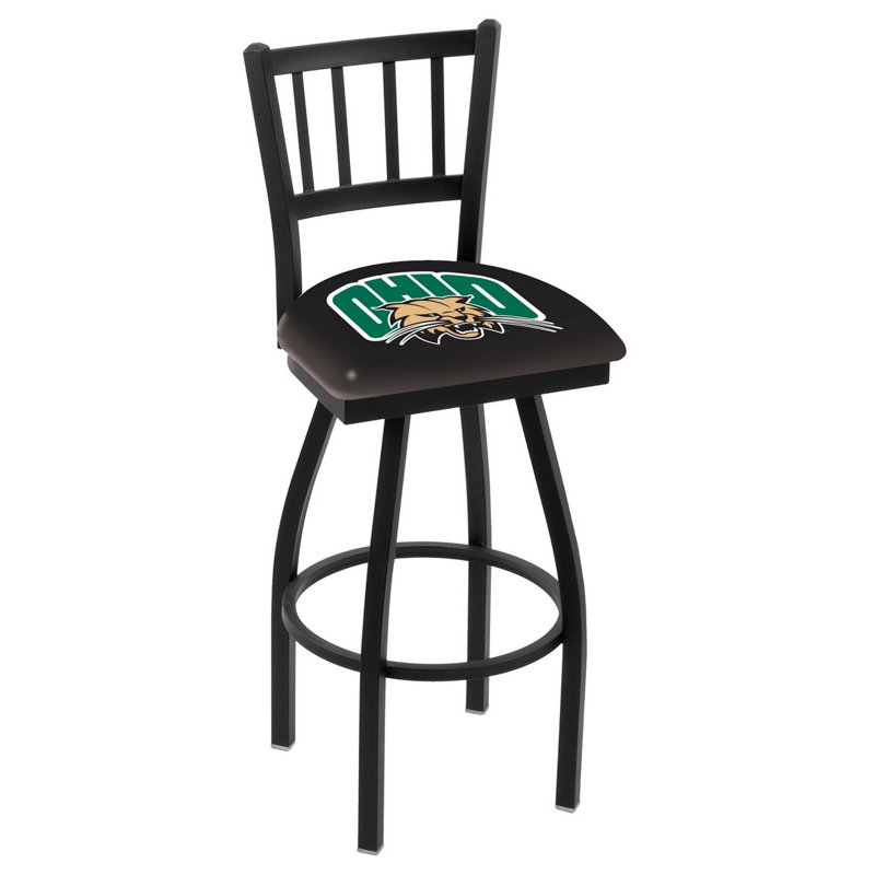 NCAA Swivel 25" Counter Stool, Ohio Bobcats, 25" Height