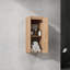 Meuble-lavabo mural avec lavabo et armoire latérale-114705327