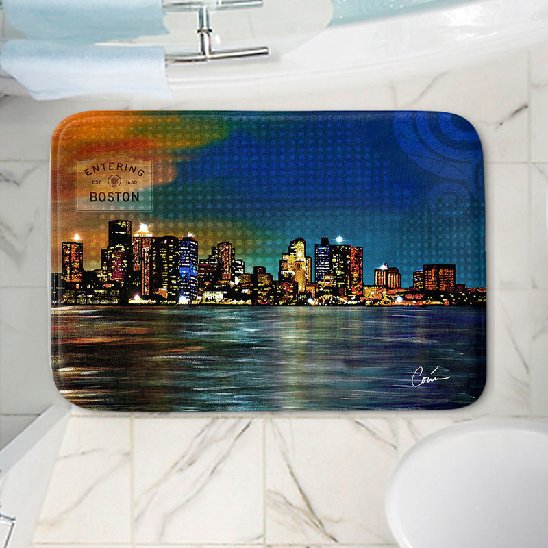 Non-Slip Bath Mat, 24" W x 17" L x 1" H