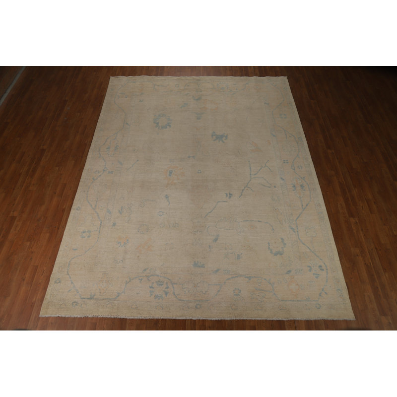 Rectangle Hand Knotted Cotton Area Rug