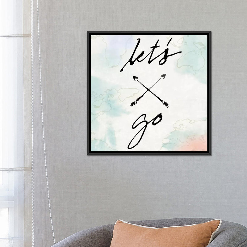 Art textuel sur toile tendue, "Peppy Quotes", H 26 po x l 26 po x P 1,5 po, Toile tendue, Pas de tapis