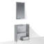 Wood Flat Wall Mirror