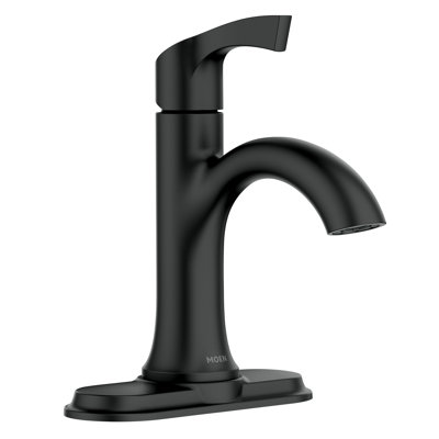 Robinet pour salle de bain à poignée simple avec drain Korek