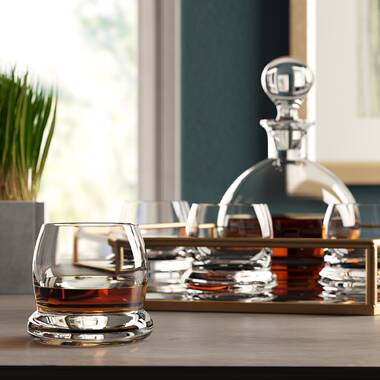 LSA International Water & Wine Carafe Set & Oak Base