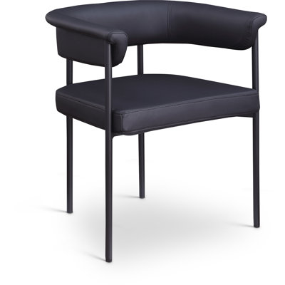 Malin Vegan Leather Arm Chair Dining Chair