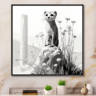 «Grey Meadow», art mural Meercat rétro