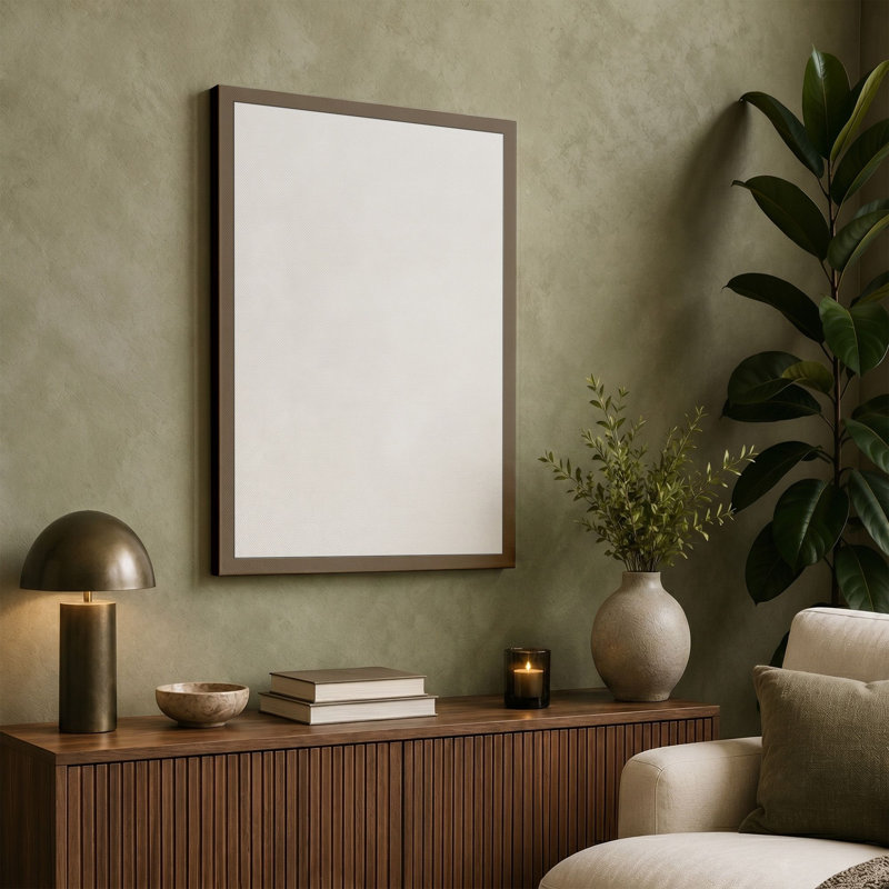 Blank Canvas Minimalist - Wrapped Canvas, 18x12 - 45.7 x 30.5 cm, White Border