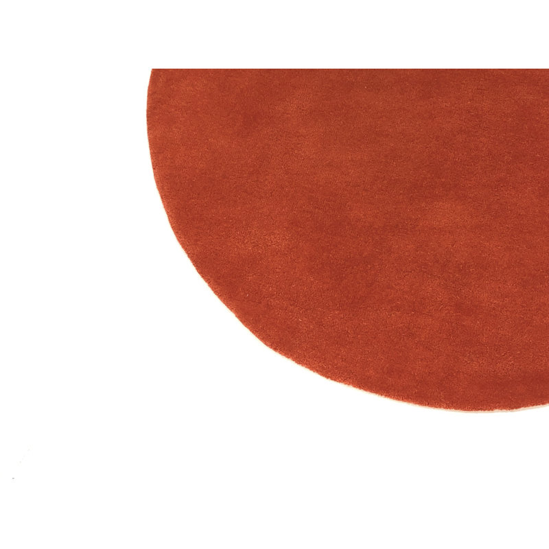 Round Enedina Solid Colour Area Rug, Round 170cm