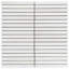 Bianco Dolomite 12x12 Stacked Polished Marble Mosaic Tile