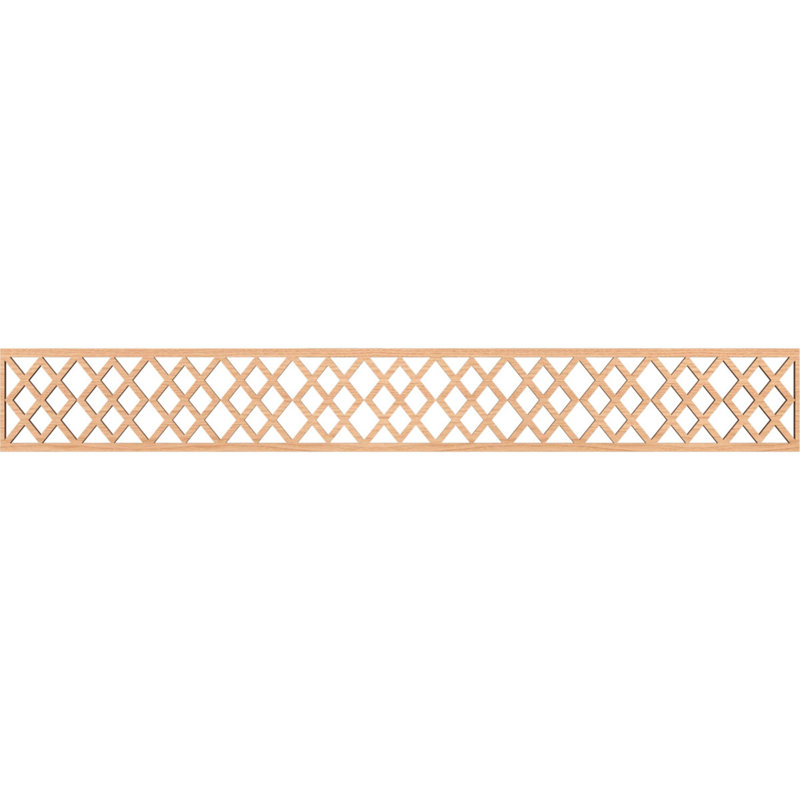 Moulure Hadley, Noyer blanc, H 6 po x l 46,5 po x P 0,25 po