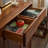 Classic solid wood storage shoe cabinet