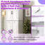 Garde-manger de style campagnard 71 pouces UnaNoxa avec 3 organisateurs coulissants et 6 tablettes-129059920