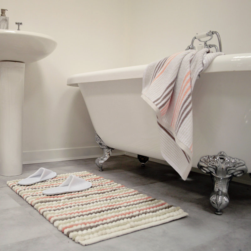 Striped Bath Sheet Single