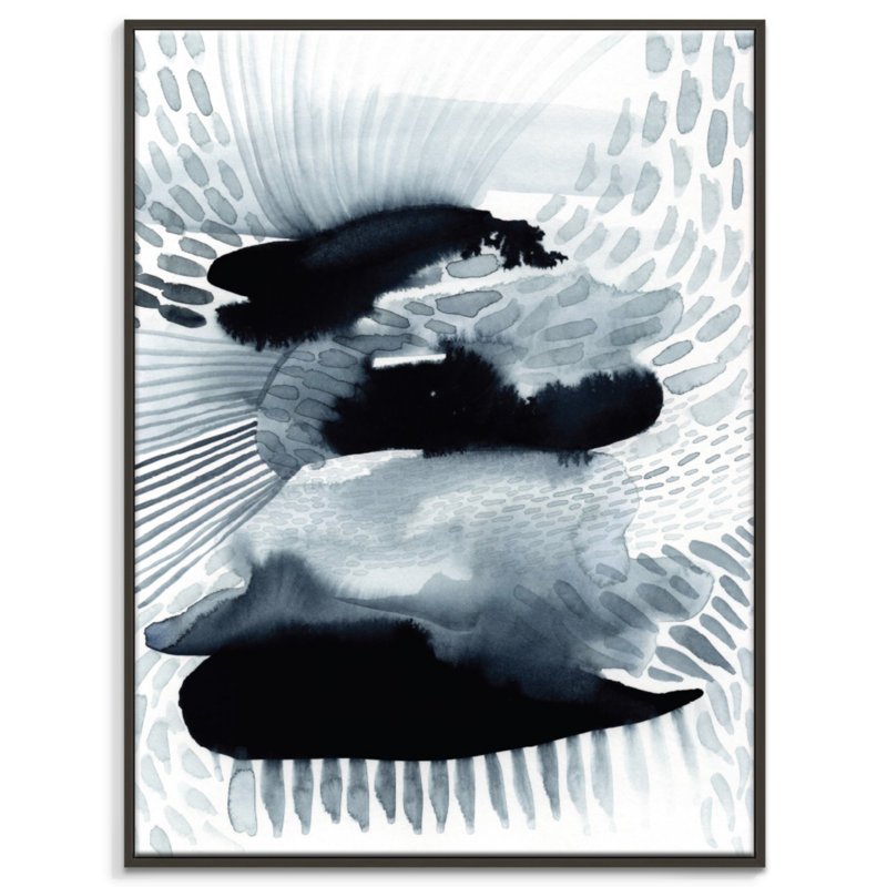 Sally Adams - Print on Canvas, 51cm H x 41cm W, Black Floater Frame