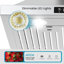 36 po Hotte de cuisine murale convertible 900 CFM en acier inoxydable avec 4 vitesses, geste et télécommande-121674763-121427123