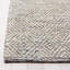 Tapis géométrique en laine / coton tissé à la main Zahid-549955469