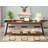 70.9" Extra Long Industrial Console Table, Rustic Brown Sofa Table Behind Couch, Narrow Entryway Hallway Bar Table, Tall Accent Furniture For Living Room