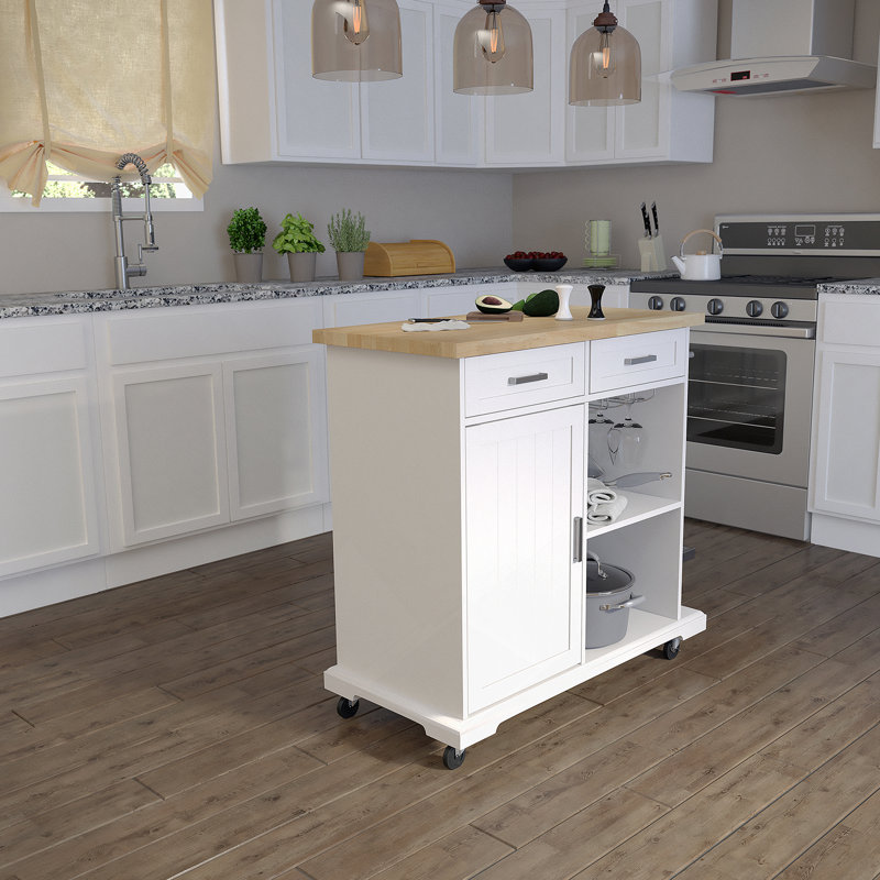 Îlot de cuisine avec rangement Warkin