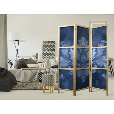 171cm H Solid Wood Folding Room Divider